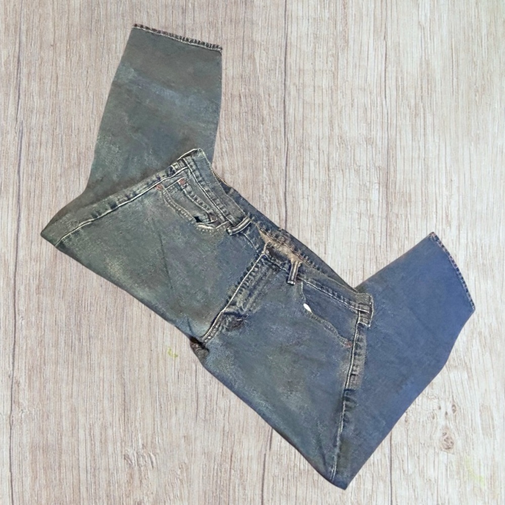 Mens LEVI STRAUSS & Co. 505 Denim Jeans 36/30 Blue EUC - Picture 2 of 8